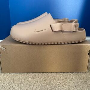 Nike Calm Mule Men's Hemp Slide-On Sandals FD5130-200 Size 10 (New With Box)